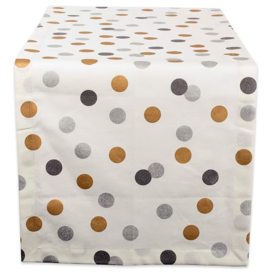 Metallic Confetti Table Runner 14" x 108"